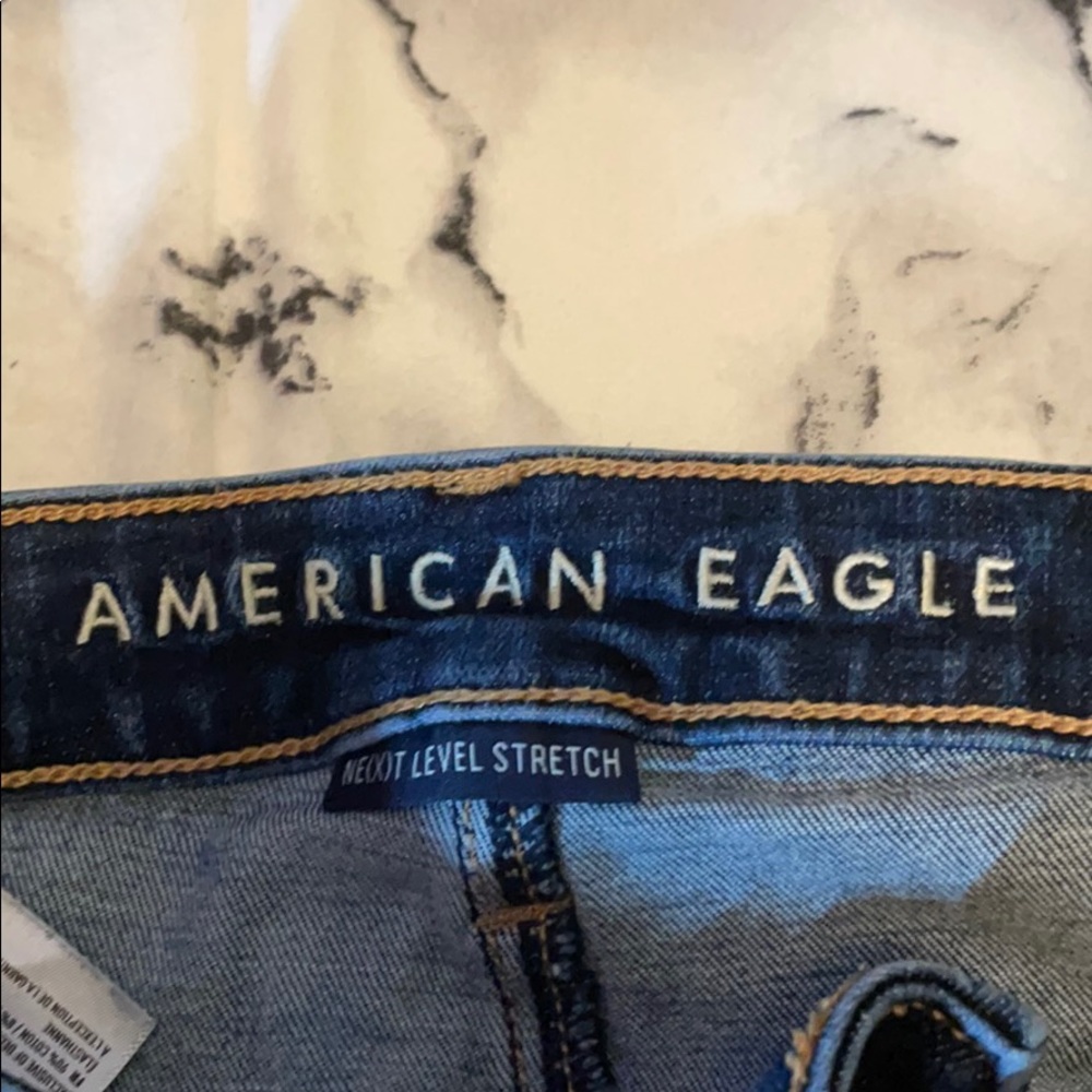dark wash American eagle jeans